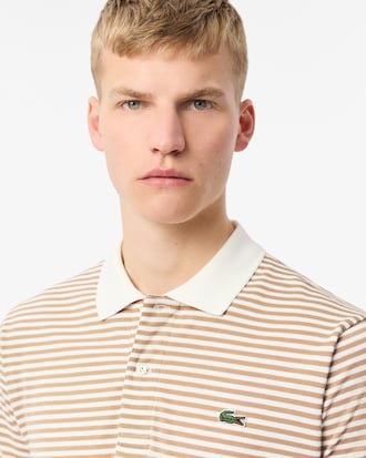 Polo de petit piqu&eacute; de rayas Classic Fit L.12.12