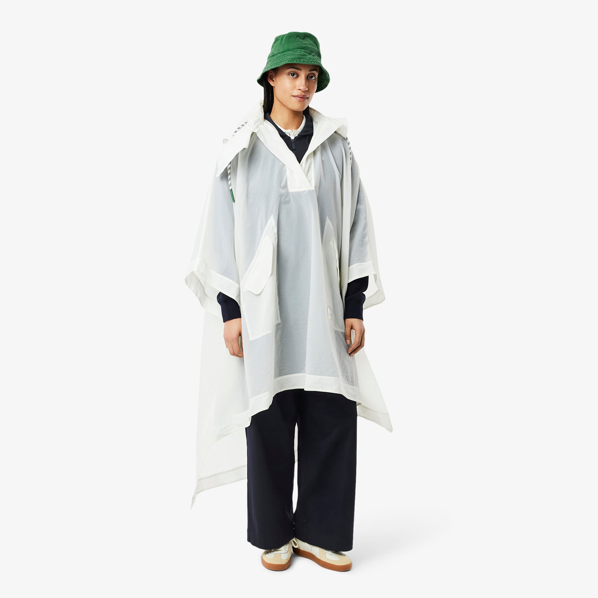Tシャツ・カットソー LACOSTE Women Hoodies SH2741 70V White Lacoste Unisex Loose Fit Badge Sweatshirt SH2741 | Lacoste