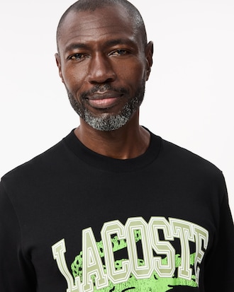 Playera distintiva de punto de algodón