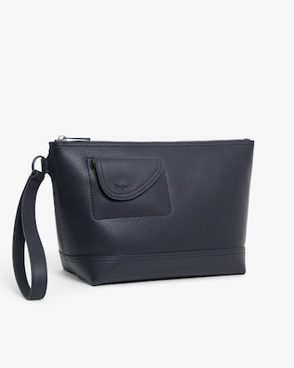 Club Lacoste Grain Leather Clutch