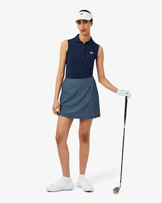 Women's Slim Fit UV Protect Stretch Golf Polo