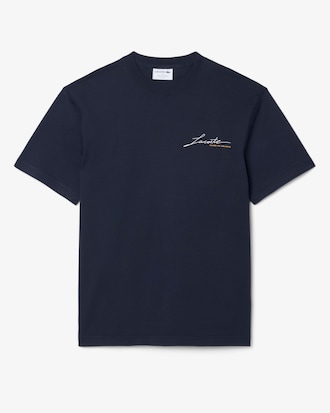 French Made Signature Embroidery T-shirt