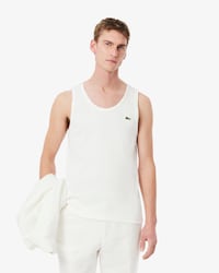 Men's Slim Fit Ribbed Cotton Tank