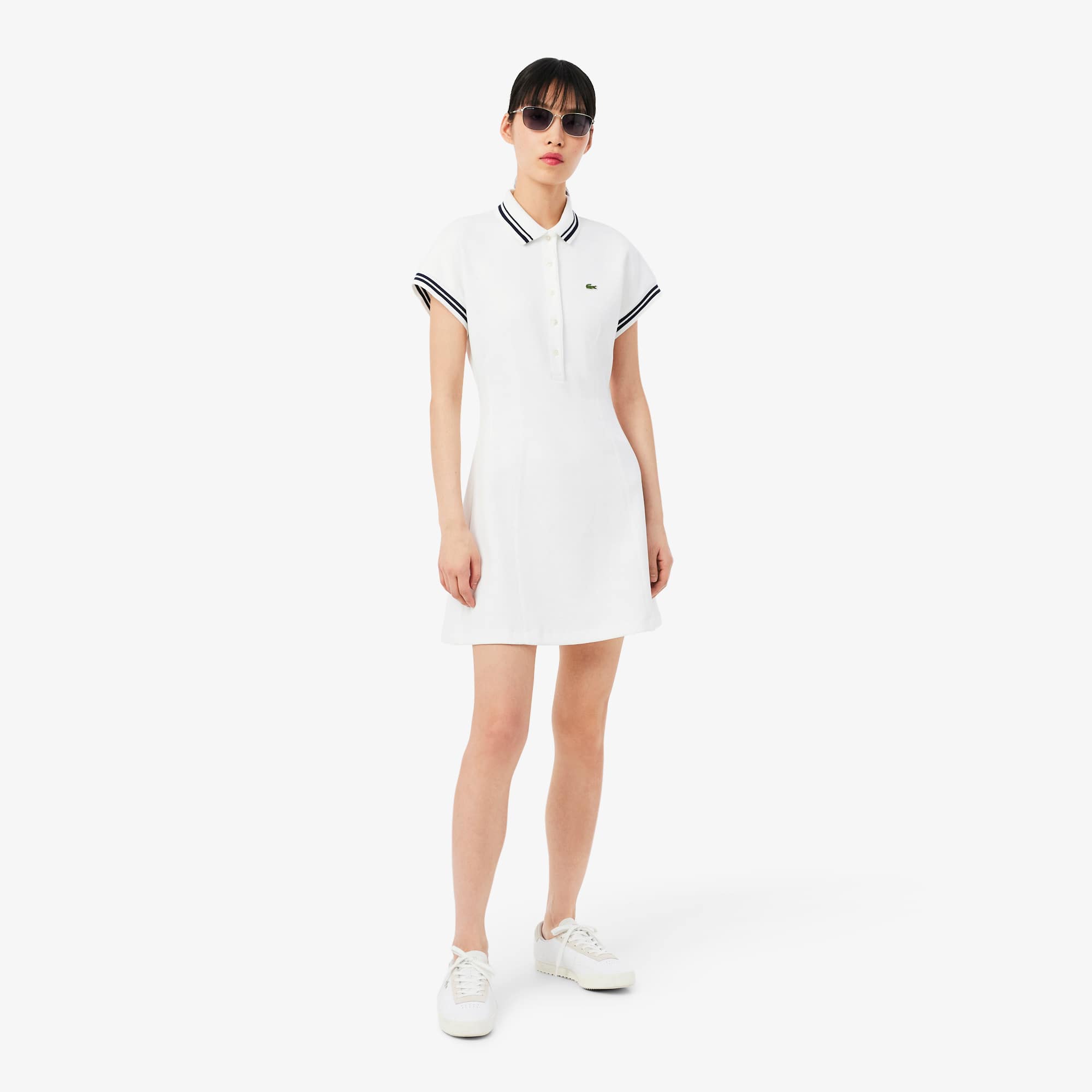 Lacoste Made In France Polo Dress - 36 In White