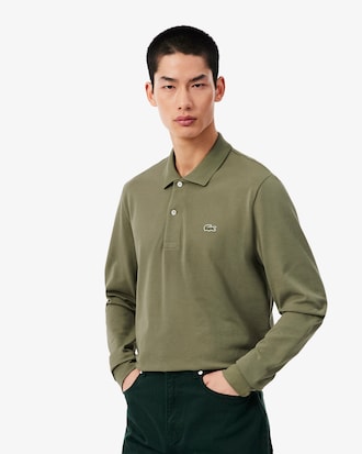 Men's Classic Fit Long Sleeve L.12.12 Polo