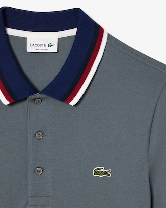 Men's Regular Fit Stretch Mini Piqu&eacute; Polo