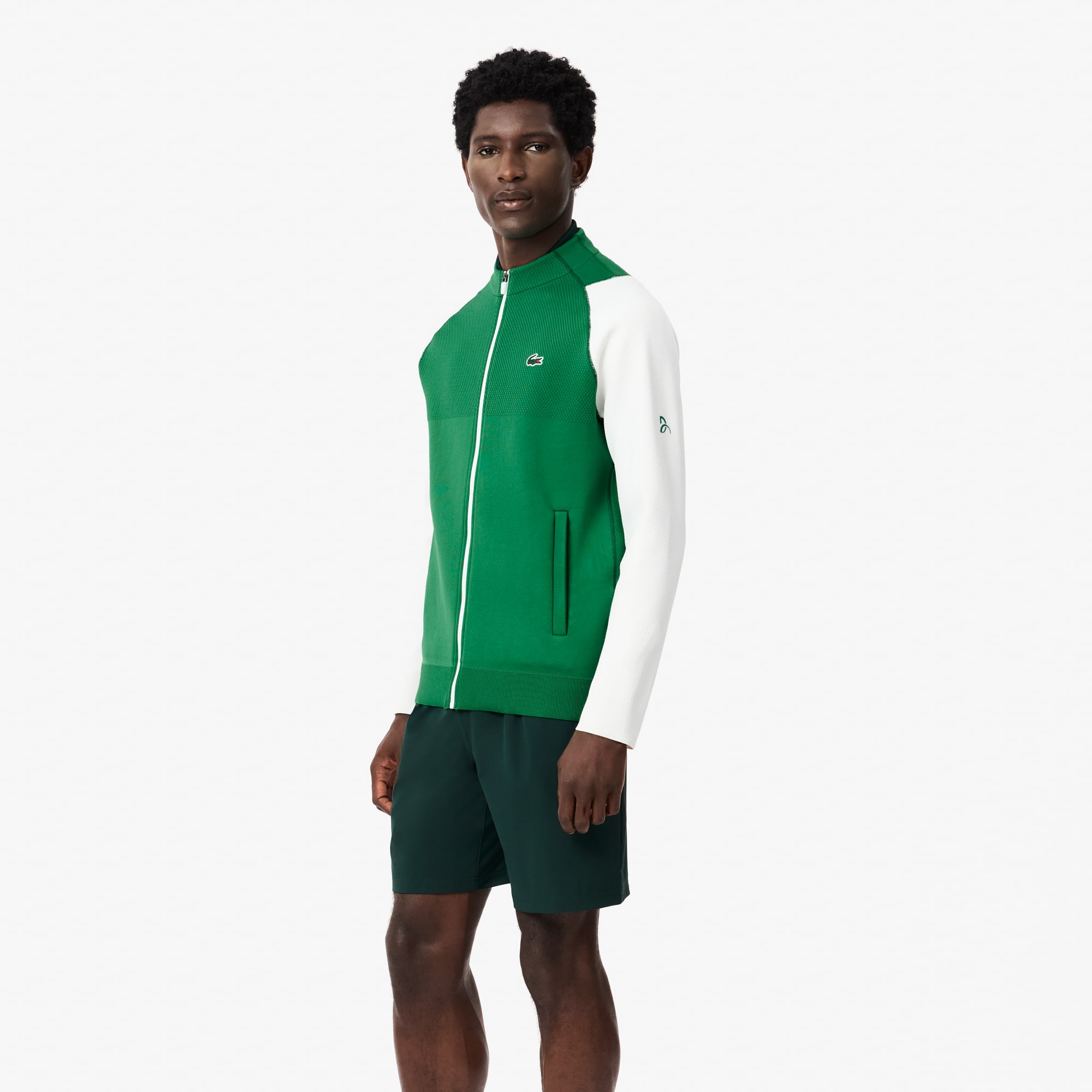 r*k様 定価税込み¥14300円LACOSTE NOVAK DJOKOVICサ Men's Lacoste Tennis x Novak Djokovic Jacket - Sweaters