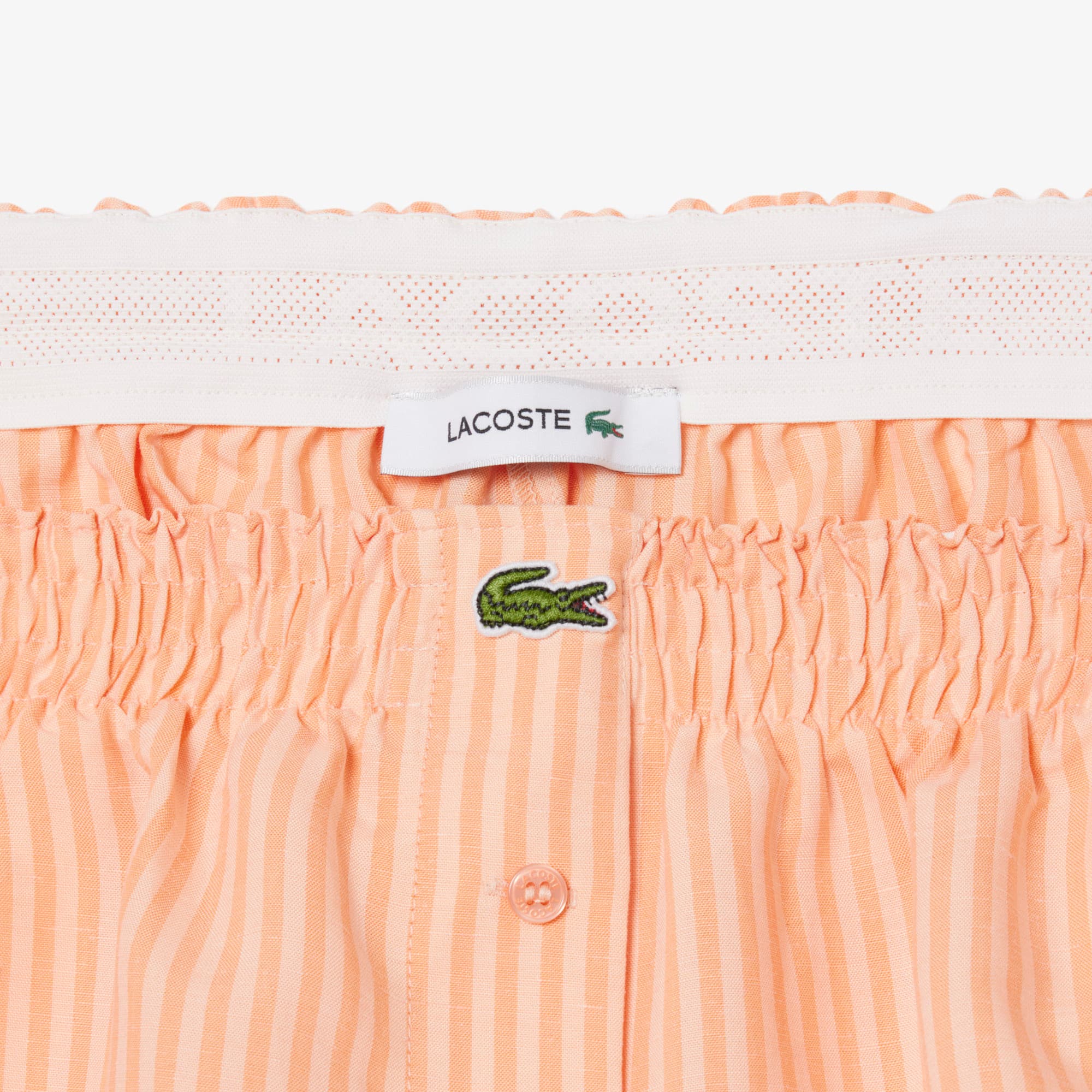 Oversized Linen Blend Shorts - Shorts & Skirts - New In 2026 | Lacoste