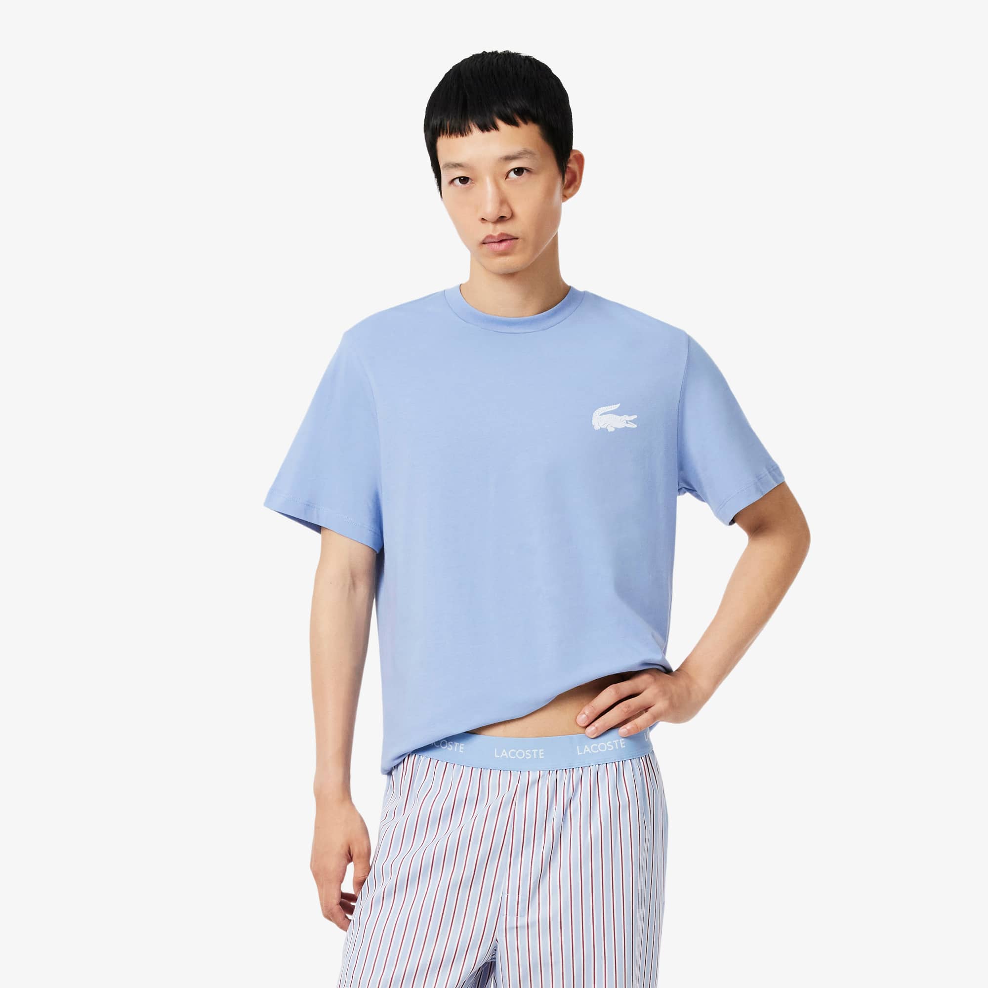 Men's Crocodile Print Cotton Undershirt - Nuevas llegadas ropa