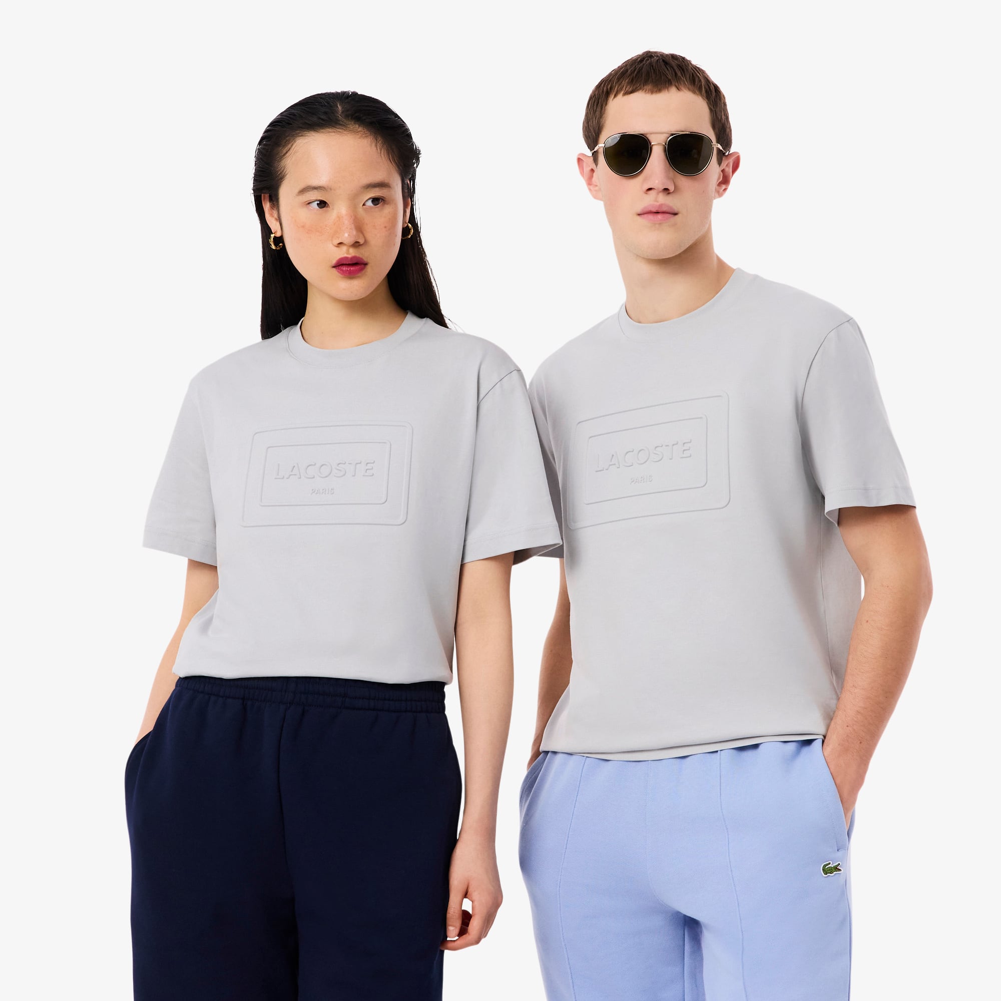 Lacoste Embossed Branding Cotton T-shirt