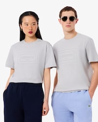 T-shirt coton marquage emboss&eacute;
