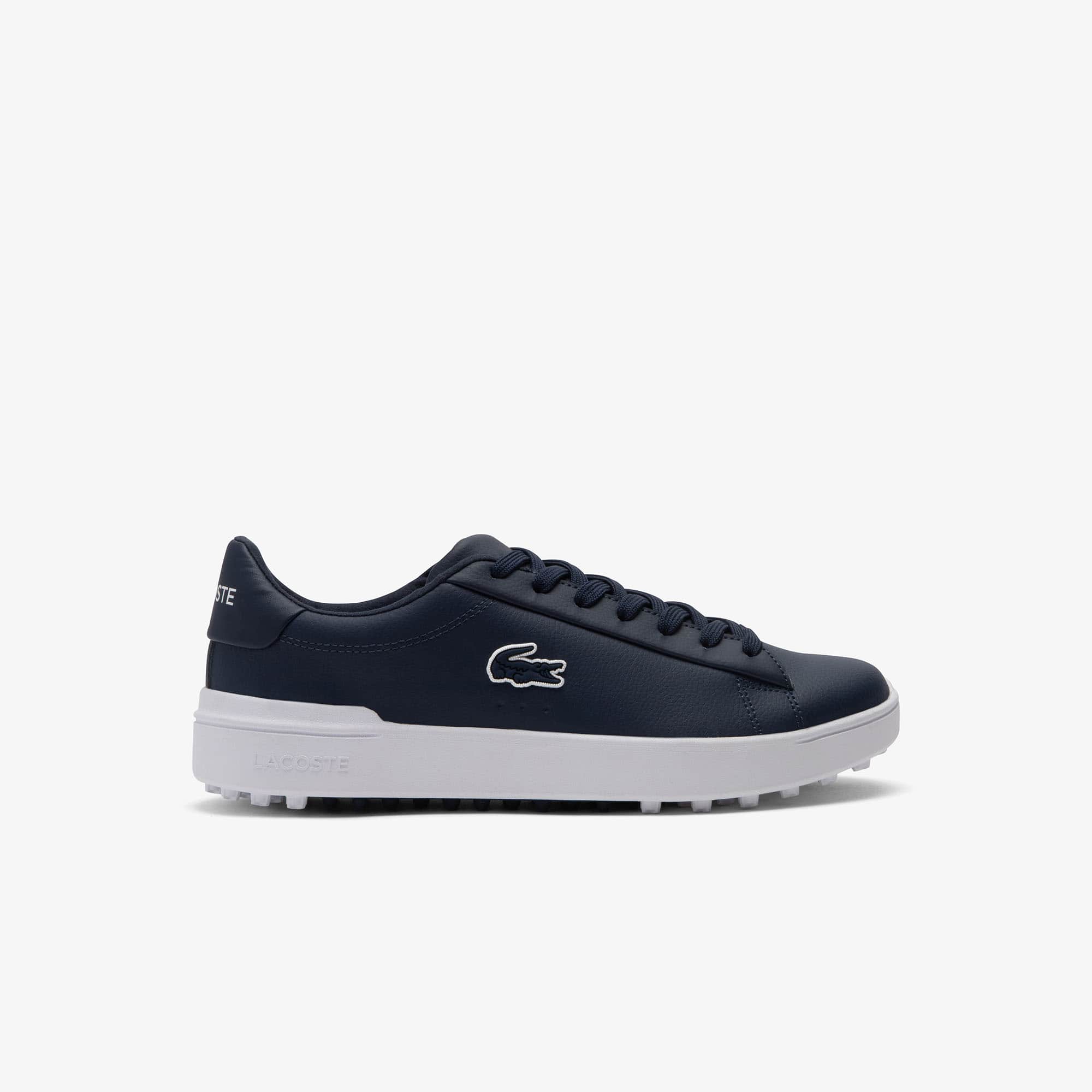 Lacoste Men's Carnaby Golf Leather Golf Shoes - 8 In Blue