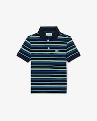 Contrast Stripe Petit Piqu&eacute; Polo