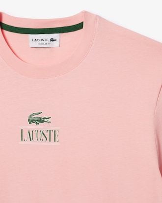 T-shirt unisexe regular fit avec marquage en jersey de coton