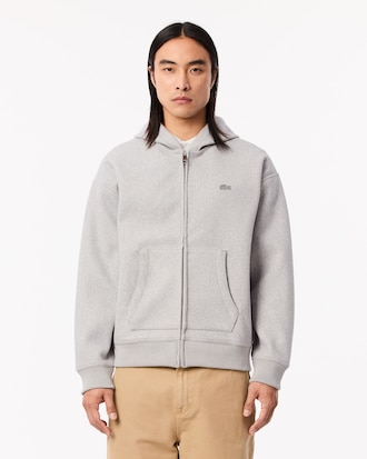 Men's Loose Fit Zip-Up Hoodie