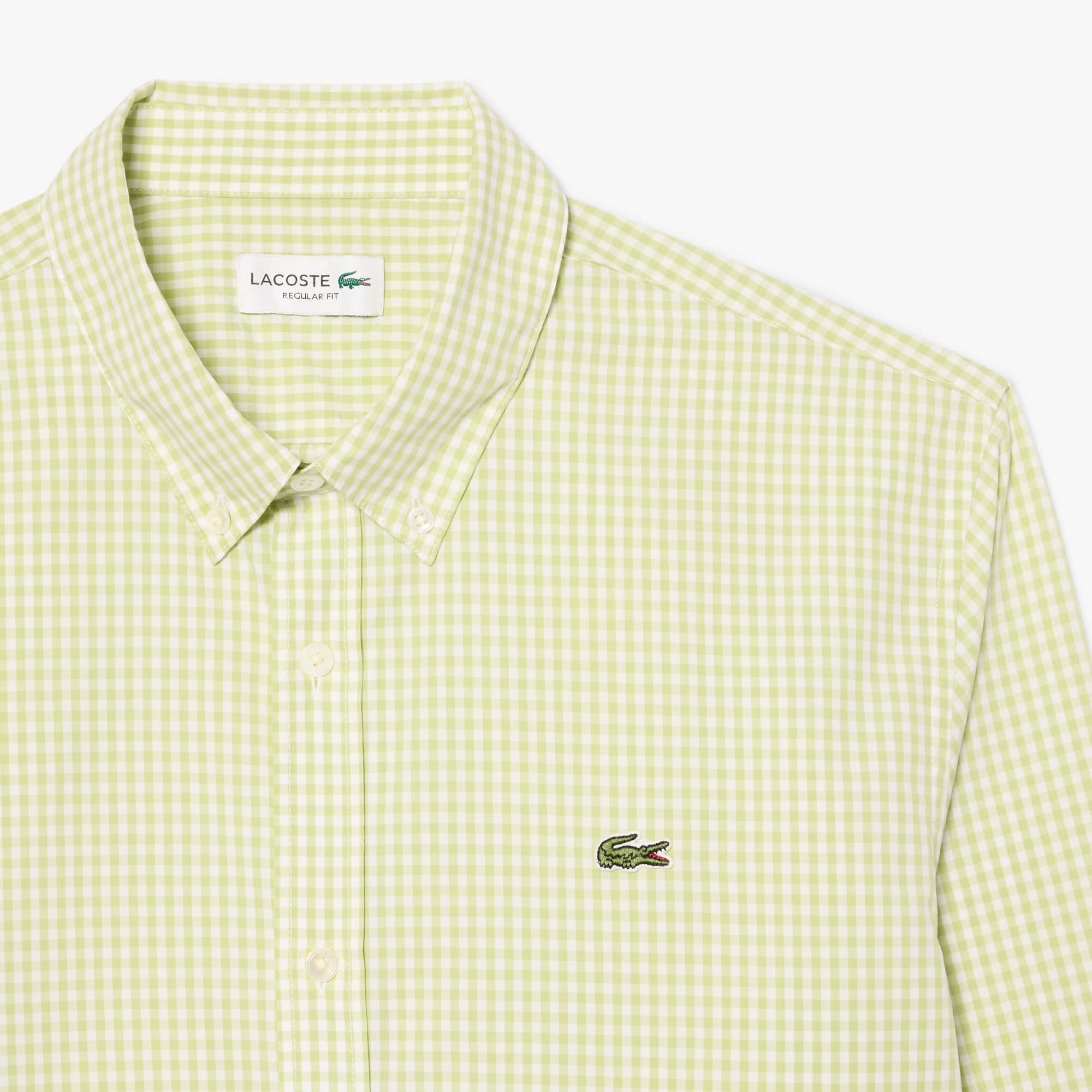 Regular Fit Plaid Poplin Shirt