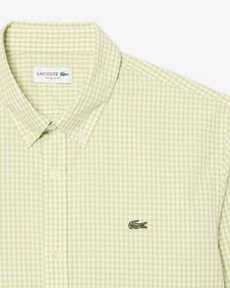 Regular Fit Plaid Poplin Shirt