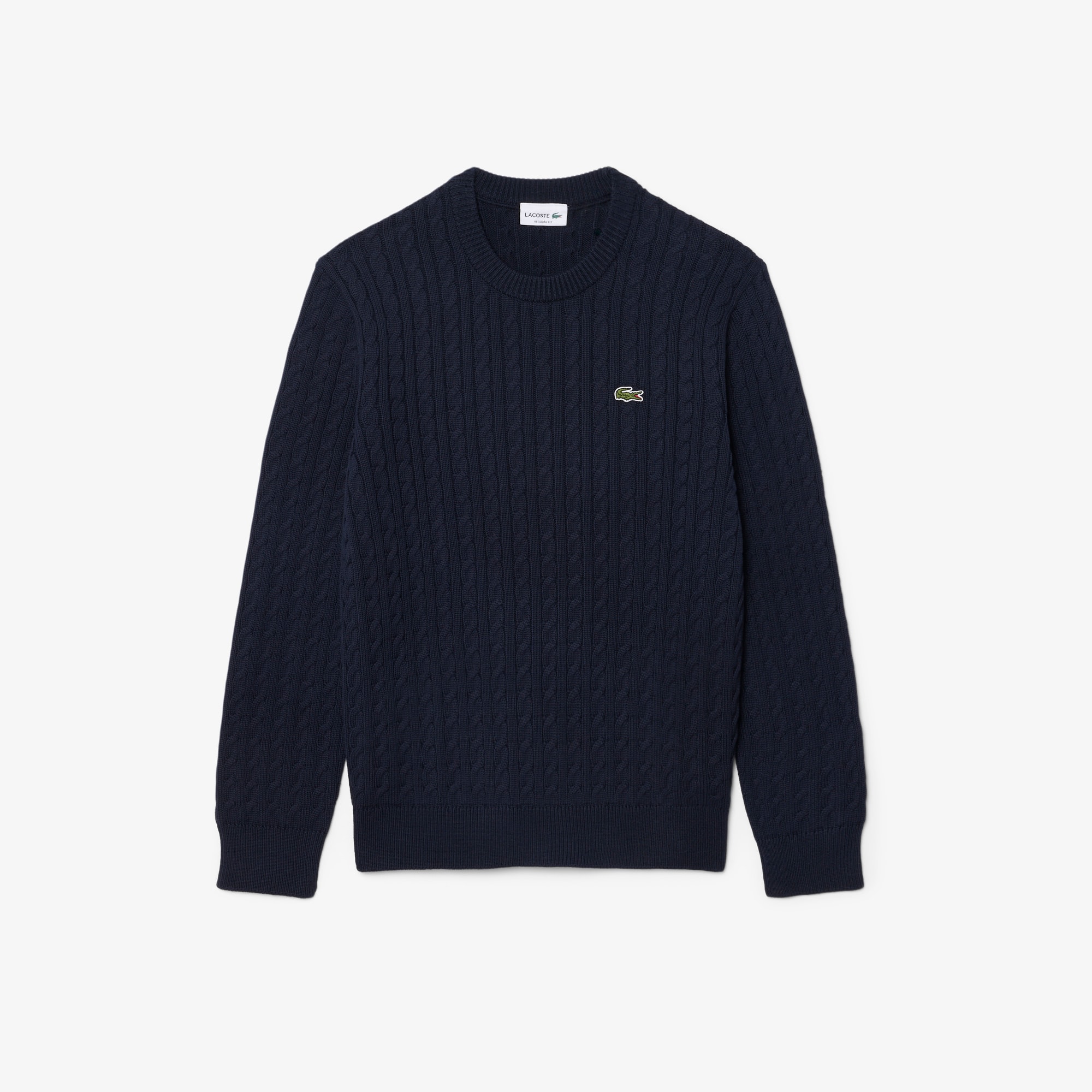 Men's Cable Knit Cotton Sweater - Sweaters & Sweatshirts - New In