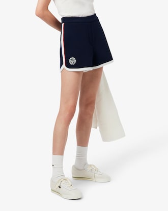 Short De Piqu&eacute; El&aacute;stico Tennis Heritage Para Mujer