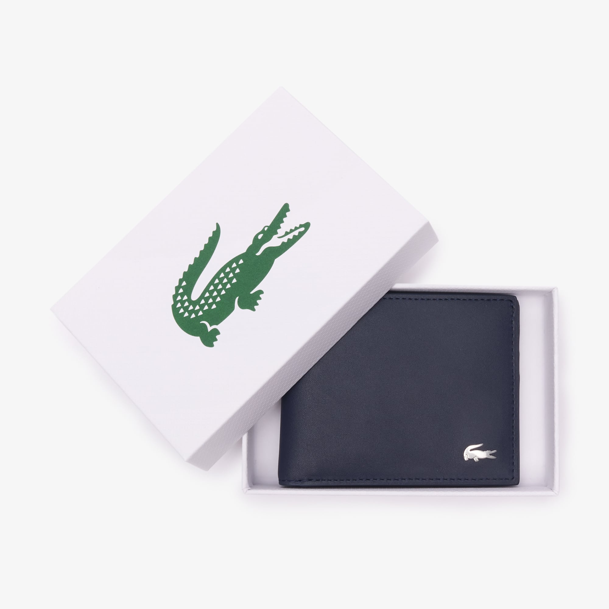 Small Fitzgerald Leather Billfold - Bags - New In 2026 | Lacoste