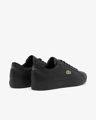 Men's Powercourt Graphic Leather Sneakers