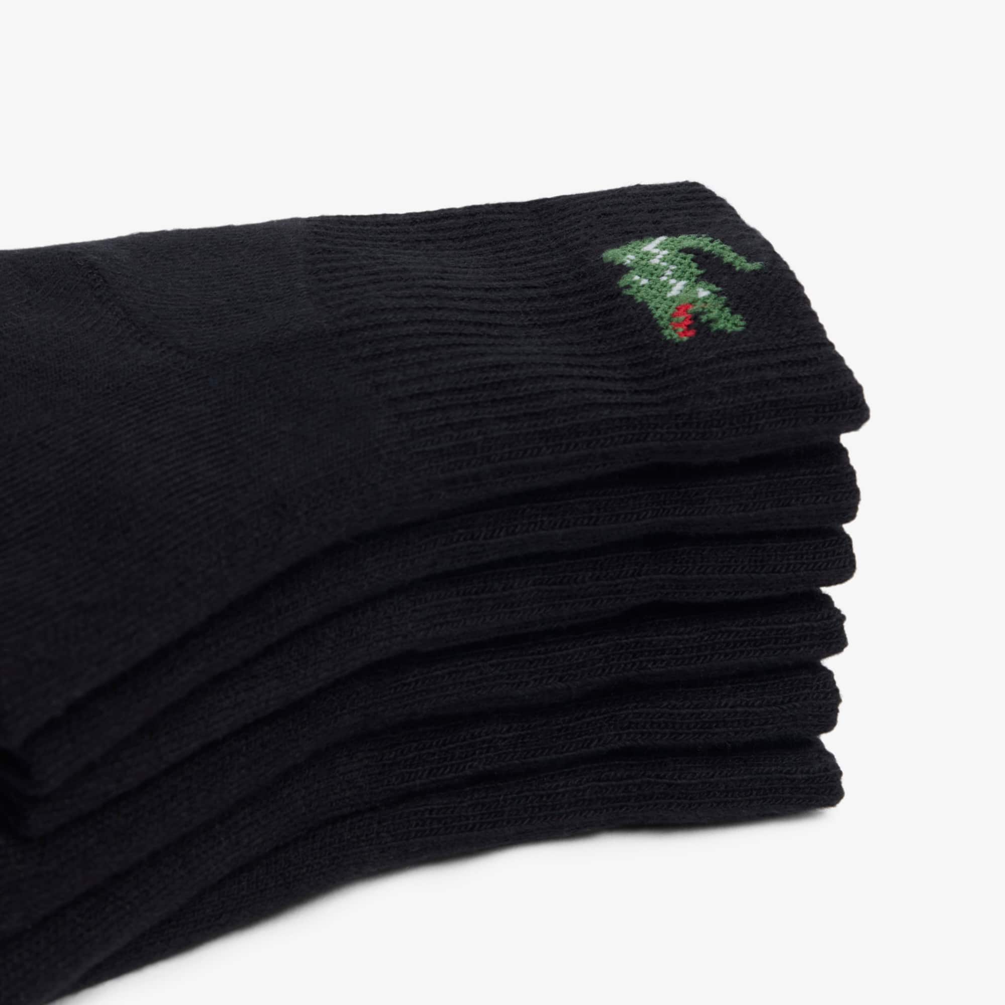 6-Pack Striped Cotton Ankle Socks