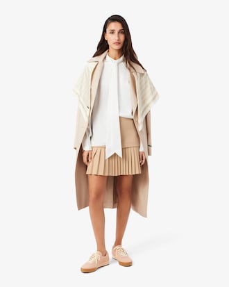 Pleated Cotton Skirt