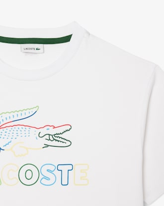 Girls' Oversized Print Cotton T-Shirt   