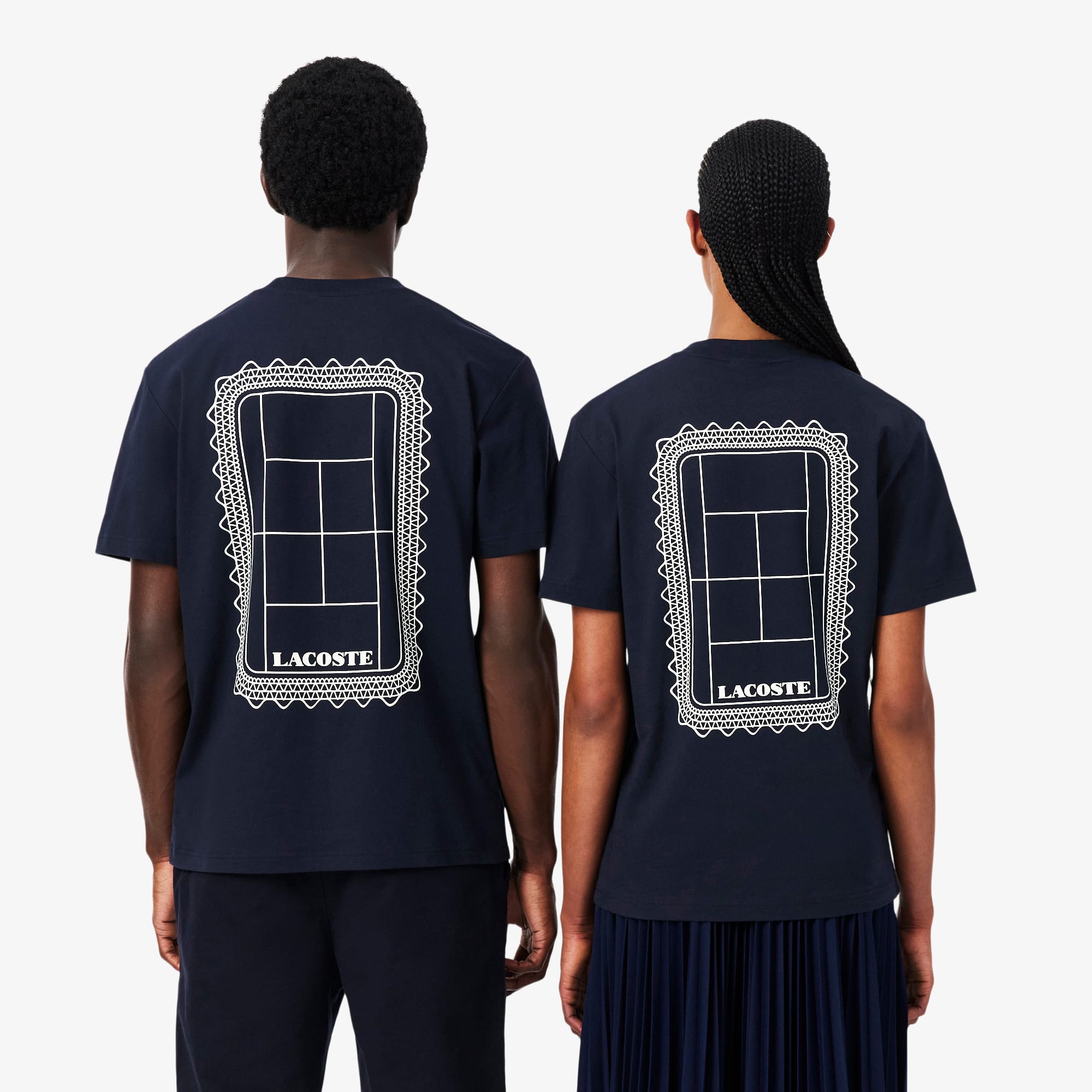 Tennis Print Cotton Jersey T-shirt