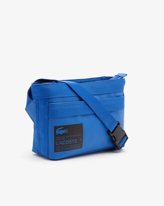 Bolsa de reportero con estampado Lacoste Signature para hombre