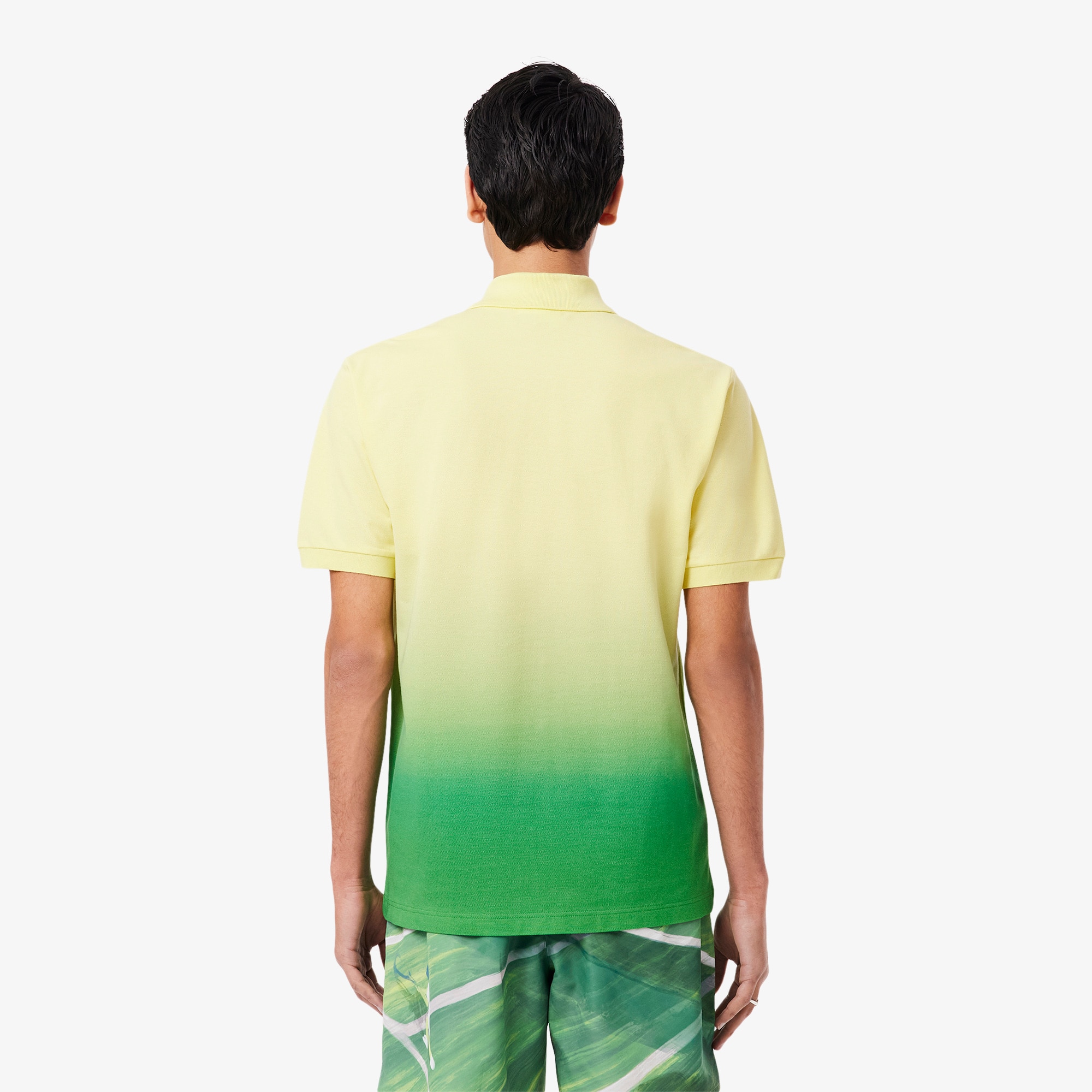 Tシャツ・カットソー LACOSTE Men T-shirt Yellow PH0740 GZI Men's Slim Fit Stretch Jersey Sport T-Shirt - T-shirts - New