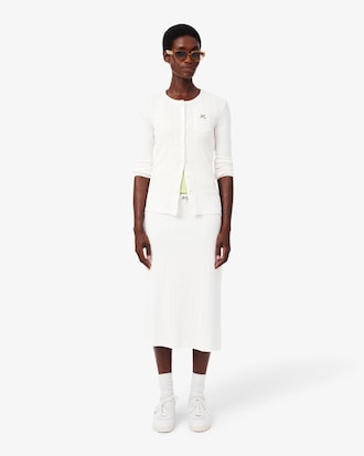 Cotton Midi Skirt