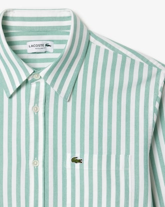 Men's Regular Fit Striped Oxford Shirt
