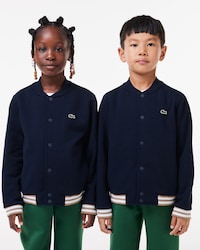 Kids' Contrast Sleeve Fleece Bomber Jacket