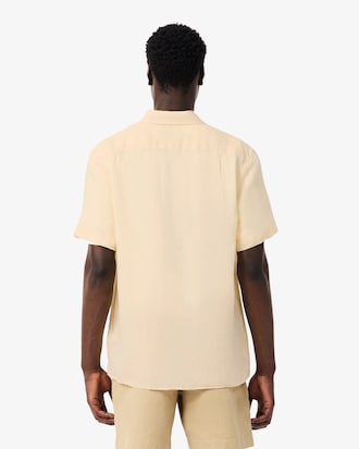 Men's Short Sleeve Linen Shirt  