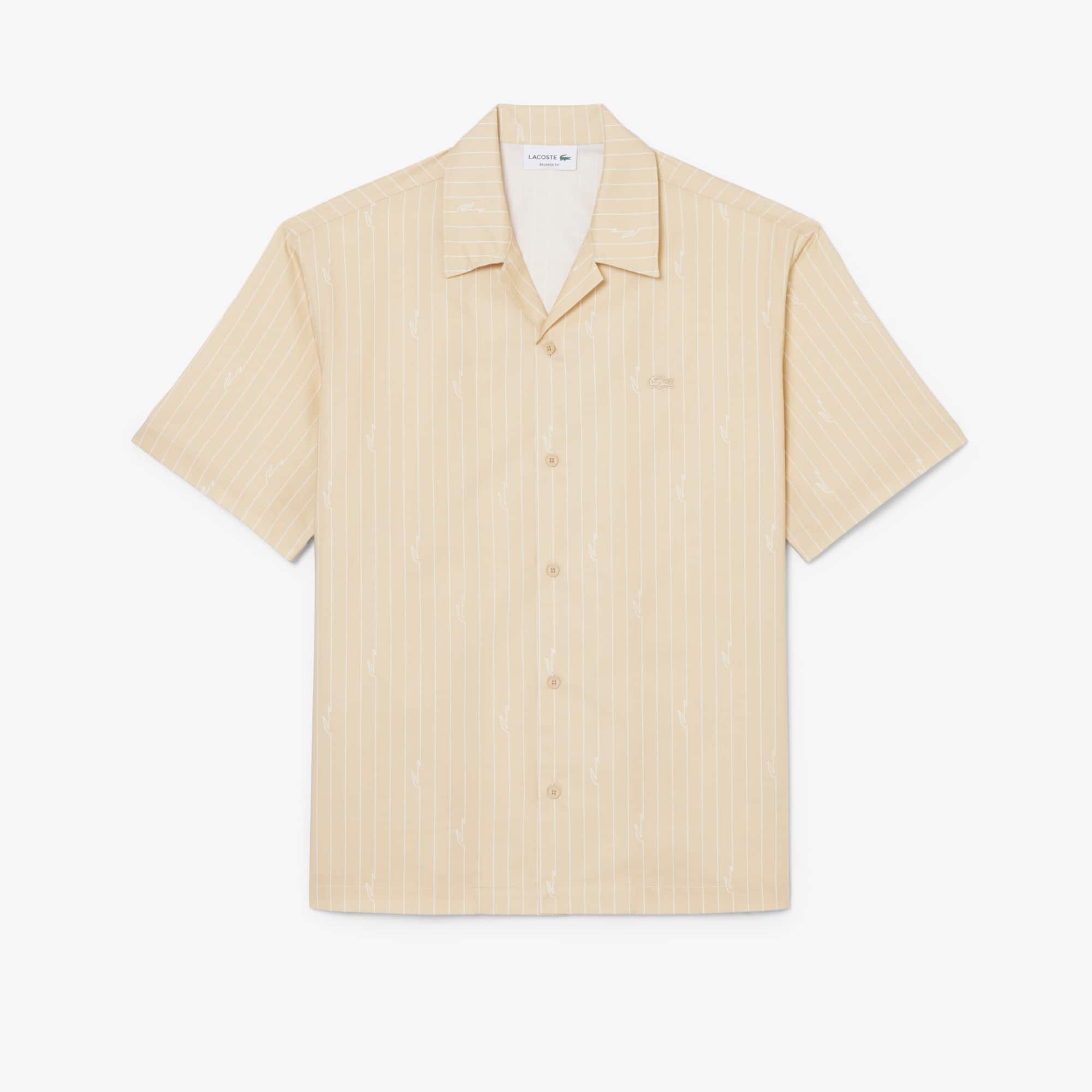 Relaxed Fit Print Twill Shirt