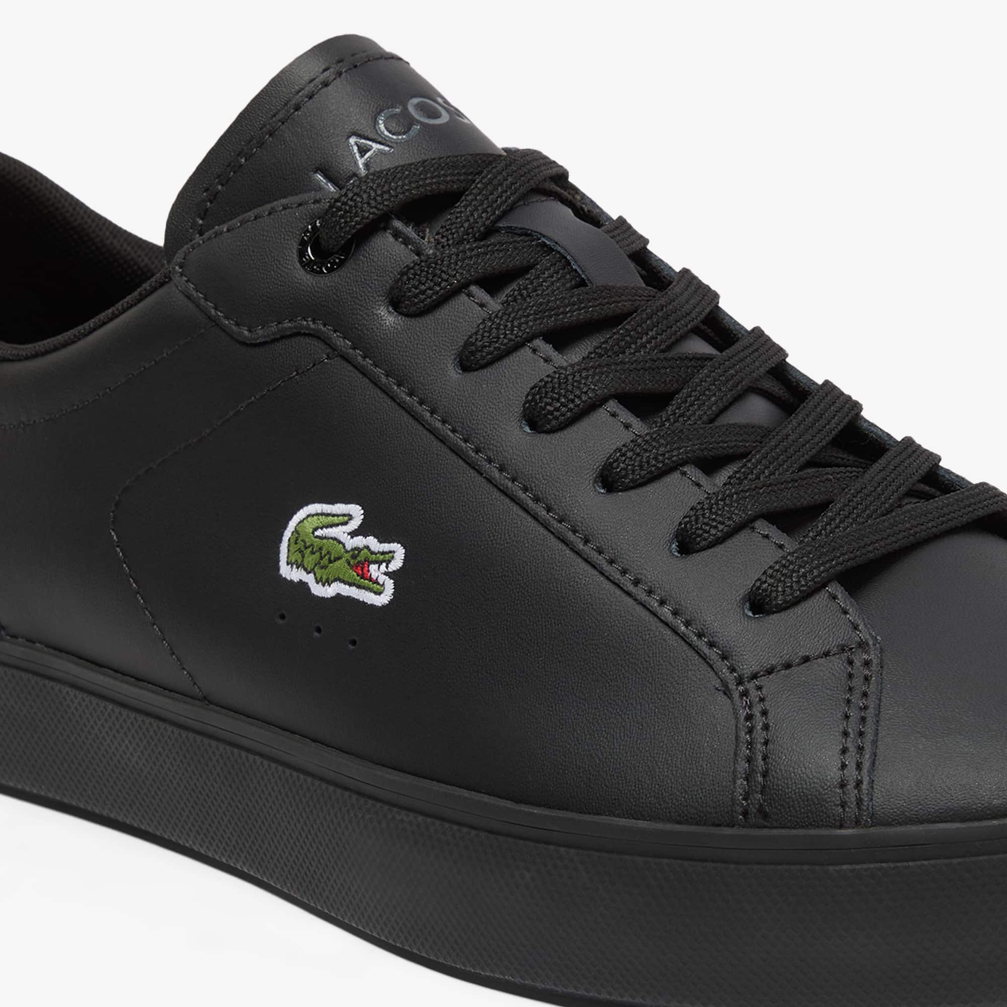 Men's Powercourt Graphic Leather Sneakers
