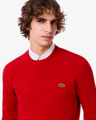 Men's 3D Knit Cashmere Crew Neck Sweater