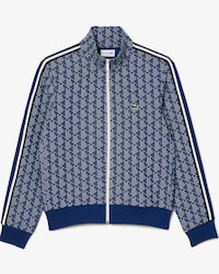 Sweatshirt zipp&eacute; homme Paris jacquard avec monogramme