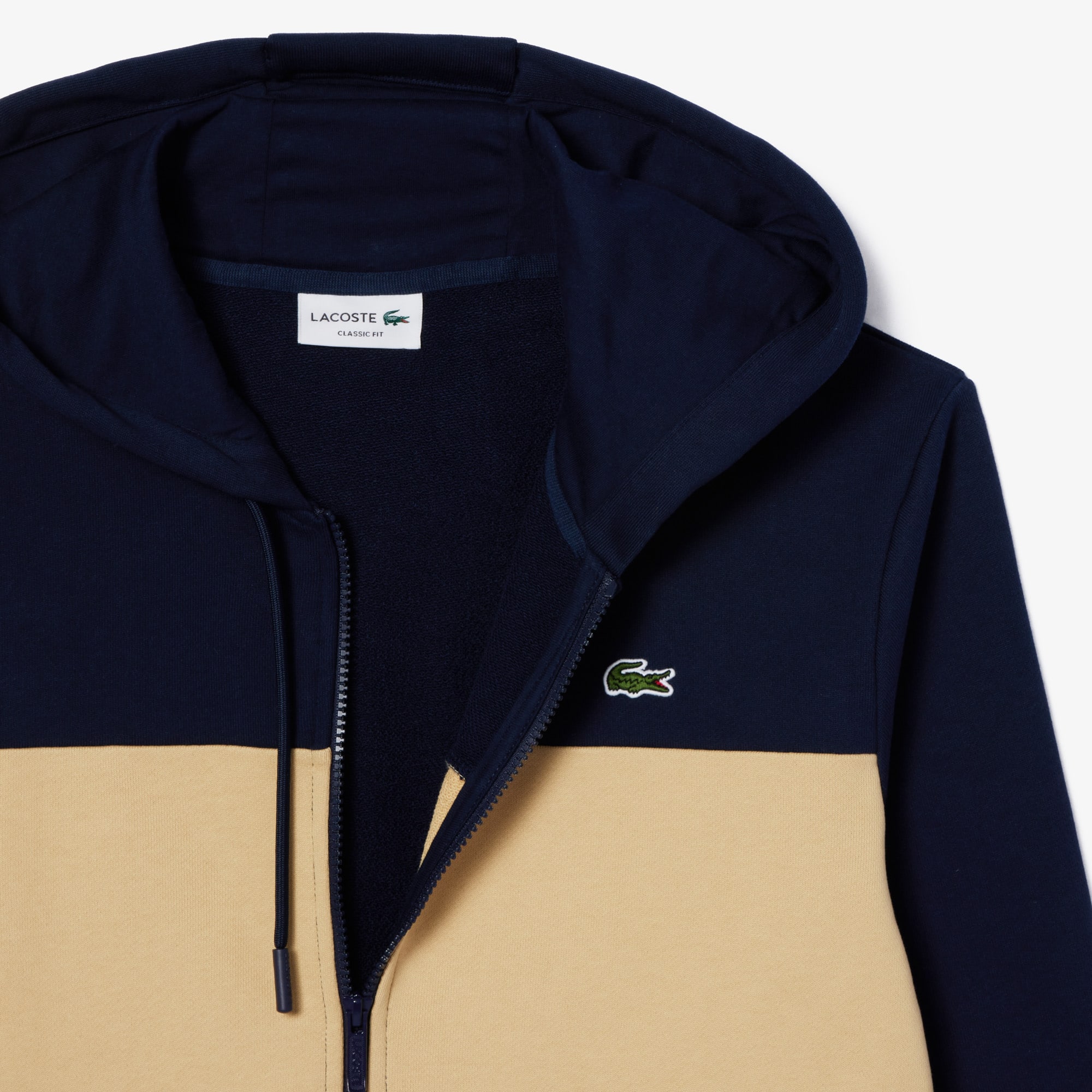 Men's Zip-Up Colorblock Hoodie - Sweaters & Sweatshirts