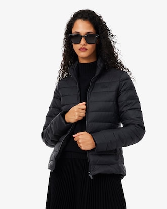 Water-Repellent Quilted Puffed Jacket
