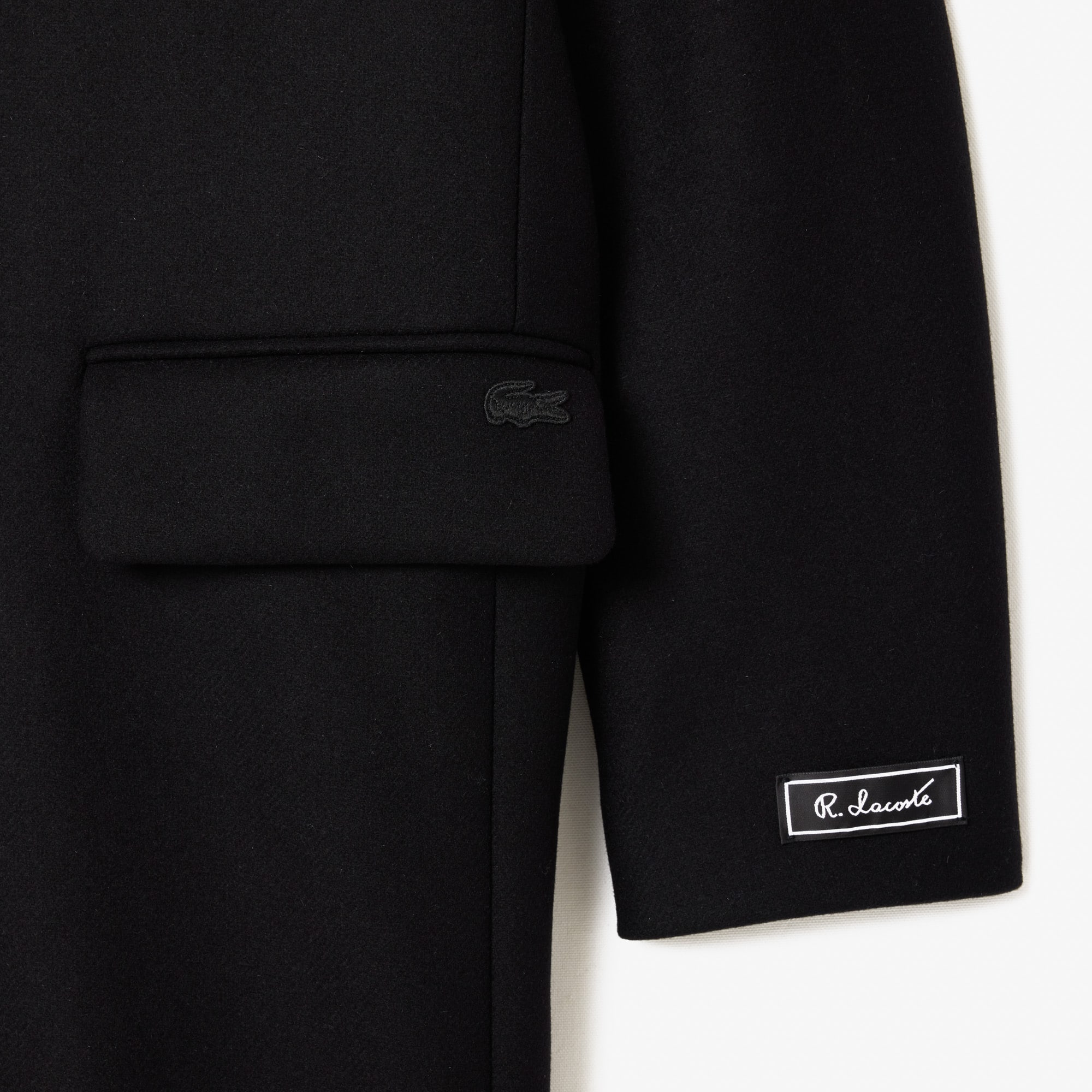 ジャケット・アウター MA-1 docking bicolor chester coat Men's Engraved Button Chesterfield Wool Coat - Jackets