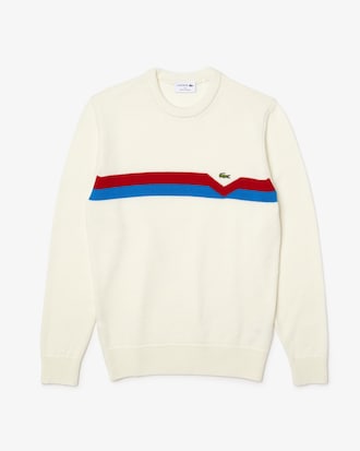 Men&rsquo;s Made in France Ethical Striped Wool Sweater