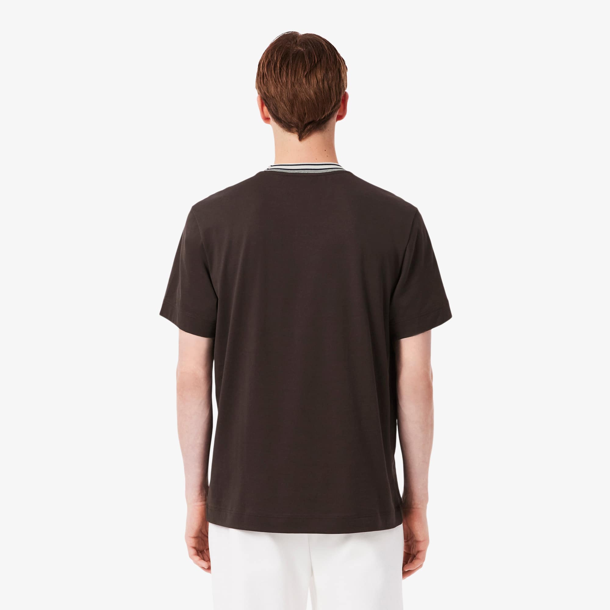 Men's Made France Stripe Neck T-Shirt