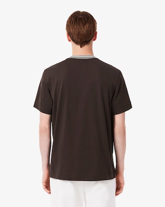 Men's Made In France Stripe Neck T-Shirt