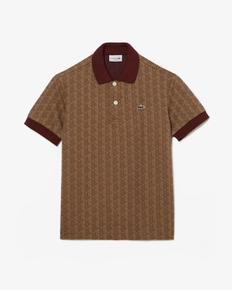 Men's Classic Fit Monogram Print Polo