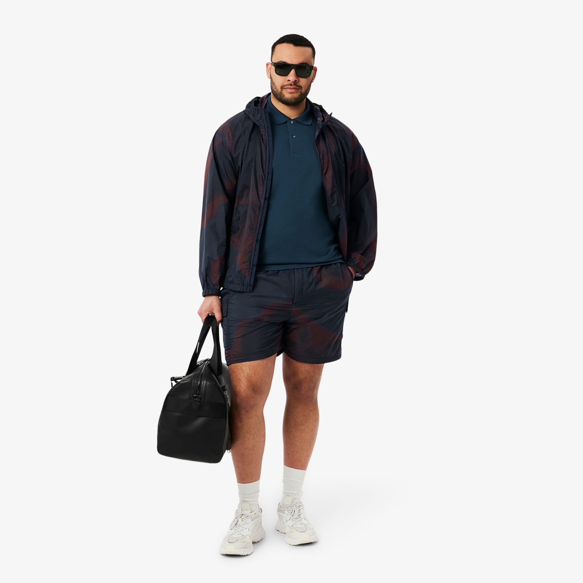 Men's Ombré Print Nylon Cargo Shorts - Shorts & Swim - New