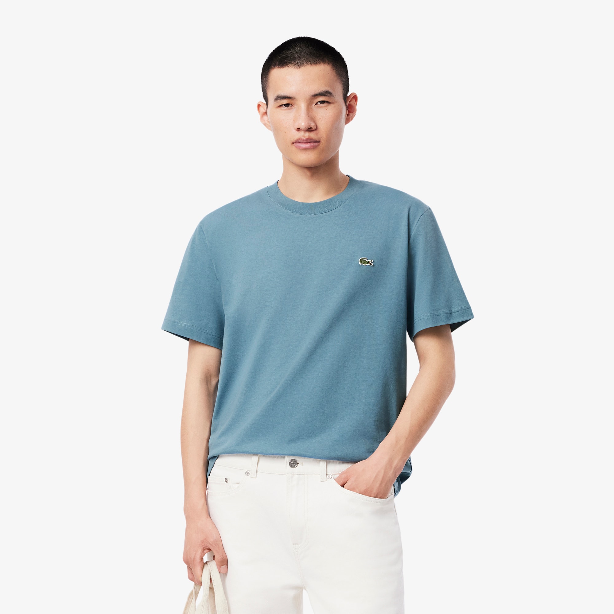 【送料&関税込】Lacoste Cotton T-shirt Men's Cotton T-Shirt - T-shirts - New In 2025 | Lacoste