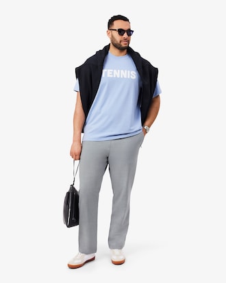 Men's Regular Fit Wool Flannel Chino Pants