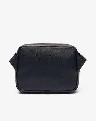 Bolso reportero de piel granulada Angy para hombre